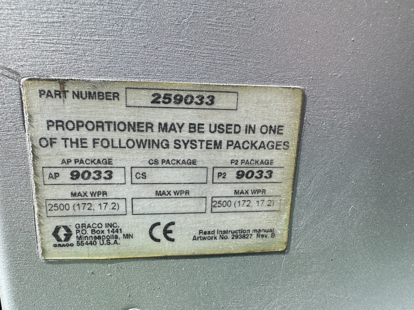 Graco Reactor E-XP1