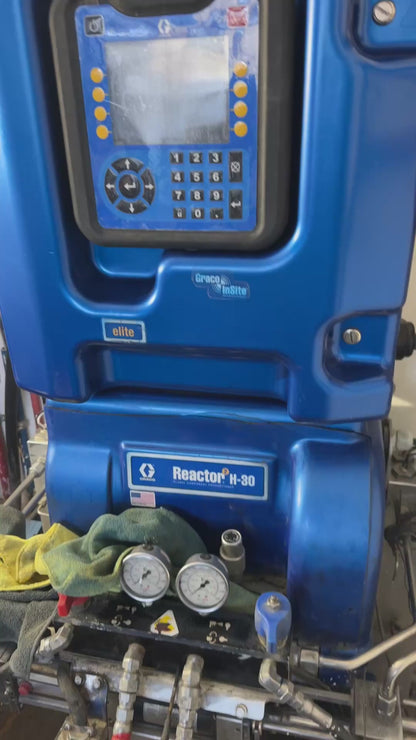 Graco Reactor 2 H-30 Elite Spray Foam Proportioner, 15 kW, 230 V, 3PH